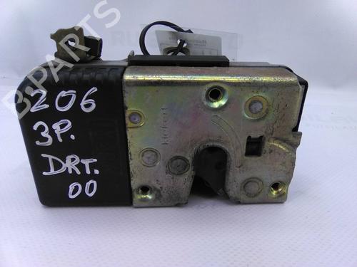 Used Front right lock PEUGEOT 206 Hatchback (2A/C) 1.1 i (60 hp) 19852011