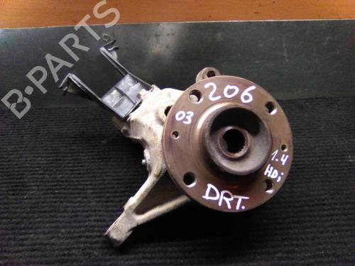 Used Right front steering knuckle PEUGEOT 206 Hatchback (2A/C) 1.4 HDi (69 hp) 19858965