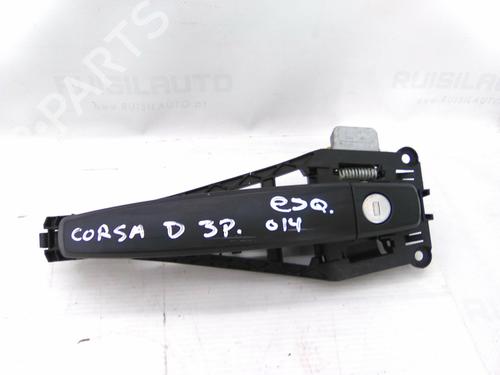 Used Front left exterior door handle OPEL CORSA D (S07) 1.3 CDTI (L08, L68) (75 hp) 19873722