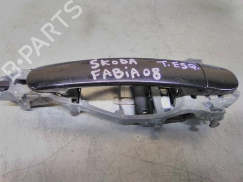 Used Rear left exterior door handle SKODA FABIA II Combi (545) 1.2 (70 hp) 19844775