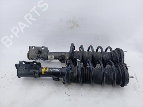 Used Left front shock absorber FORD FIESTA VII (HJ, HF) 1.5 TDCi (86 hp) 19844699