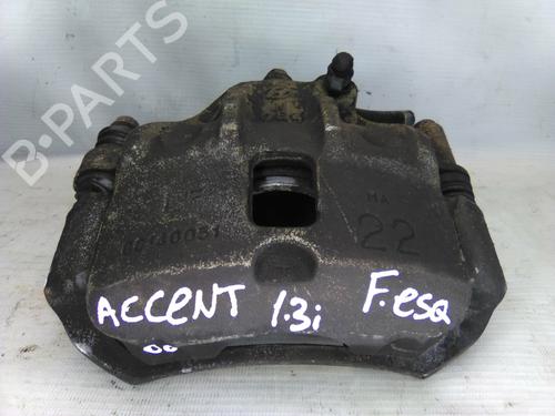 Used Left front brake caliper HYUNDAI ACCENT II (LC) 1.3 (86 hp) 19860407