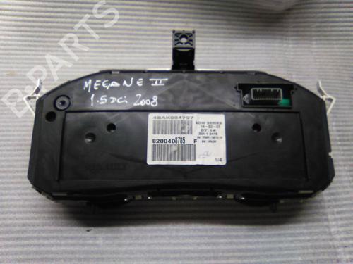 Instrument cluster RENAULT MEGANE II (BM0/1_, CM0/1_) 1.5 dCi (BM0F, BM0T, BM2B, CM0F, CM0T) | BP19859686C47 