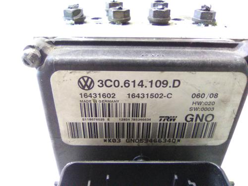 ABS pump VW PASSAT B6 (3C2) 2.0 TDI | BP19816654M43 