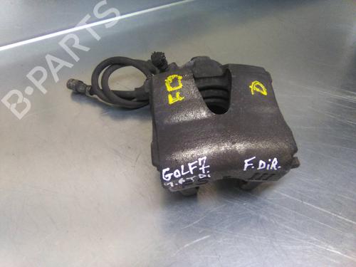 Used Right front brake caliper VW GOLF VII (5G1, BQ1, BE1, BE2) 1.6 TDI (105 hp) 19851384