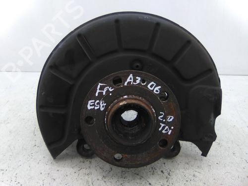 Used Left front steering knuckle AUDI A3 (8P1) 2.0 TDI 16V (140 hp) 19872695