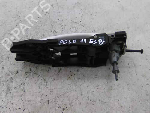 Front left exterior door handle VW POLO V (6R1, 6C1) 1.2 TDI | BP19855391C128 