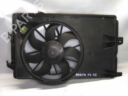 Used Radiator fan OPEL MERIVA A MPV (X03) 1.6 16V (E75) (100 hp) 19846993