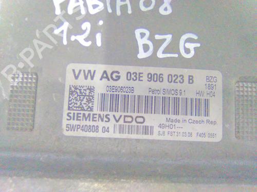 Engine control unit (ECU) SKODA FABIA II (542) 1.2 | BP19867689M57 