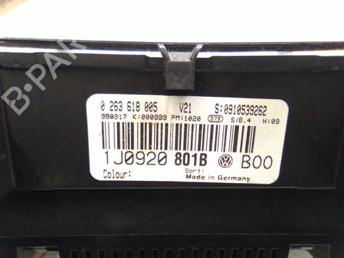 Quadro strumenti VW GOLF IV (1J1) 1.9 TDI | BP22954460C47 