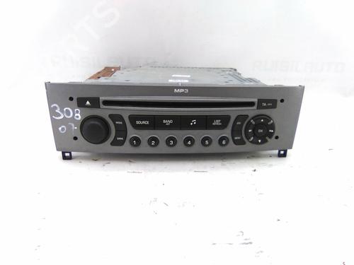Used Radio PEUGEOT 308 I (4A_, 4C_) 1.6 HDi (109 hp) 19864920