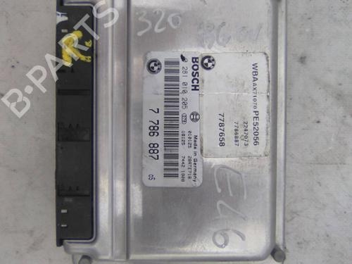 Used Engine control unit (ECU) BMW 3 (E46) 320 d (129 hp) 19843404