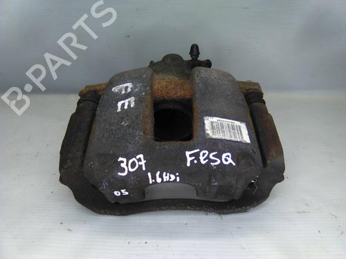 Used Left front brake caliper PEUGEOT 307 SW Estate Van (3E_, 3H_) 1.6 HDi (90 hp) 19851427
