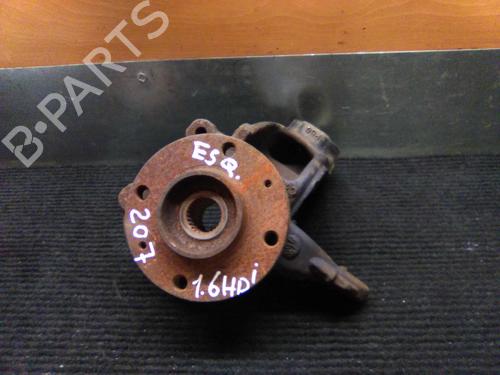 Used Left front steering knuckle PEUGEOT 207 (WA_, WC_) 1.6 HDi (90 hp) 19859812
