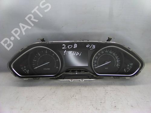 Used Instrument cluster PEUGEOT 208 I (CA_, CC_) 1.4 HDi (68 hp) 19813074