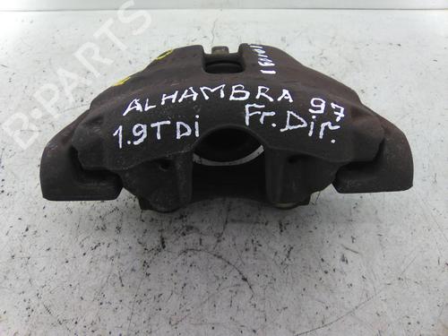 Used Right front brake caliper SEAT ALHAMBRA (7V8, 7V9) 1.9 TDI (90 hp) 19868147