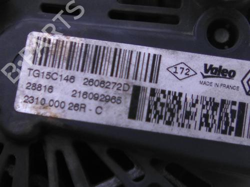 Alternator RENAULT KANGOO Express (FW0/1_) 1.5 dCi 90 (FW0G, FW05, FW08, FW11) | BP28044268M7 