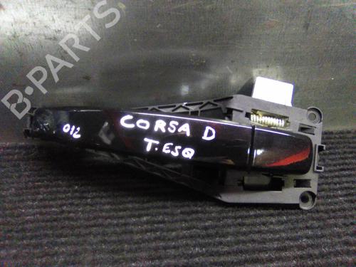 Used Rear left exterior door handle OPEL CORSA D (S07) 1.3 CDTI (L08, L68) (75 hp) 19857070