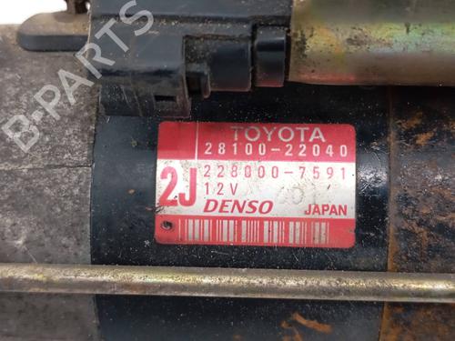 Starter TOYOTA COROLLA (_E12_) 1.6 VVT-i (ZZE121_, ZZE121R) | BP33961037M8 - Image 4