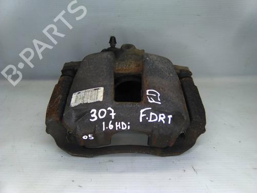Used Right front brake caliper PEUGEOT 307 SW Estate Van (3E_, 3H_) 1.6 HDi (90 hp) 19851347