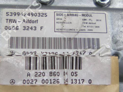 Annen MERCEDES-BENZ S-CLASS (W220, V220) S 320 CDI (220.026, 220.126) | BP25496434O1 