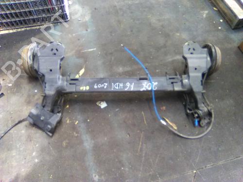 Used Rear axle PEUGEOT 207 (WA_, WC_) 1.6 HDi (90 hp) 19859804