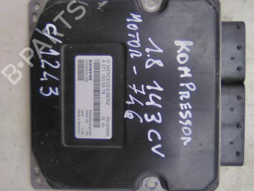 Used Engine control unit (ECU) MERCEDES-BENZ C-CLASS Coupe (CL203) C 180 Kompressor (203.746) (143 hp) 19843493