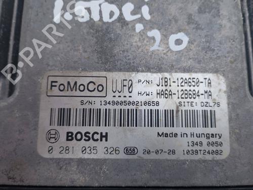 Engine control unit (ECU) FORD FIESTA VII (HJ, HF) 1.5 TDCi | BP19845128M57 