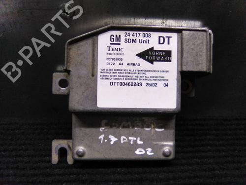 Used ECU airbags OPEL COMBO Box Body/MPV 1.7 DI 16V (65 hp) 19860334