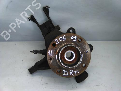 Used Right front steering knuckle PEUGEOT 206 Hatchback (2A/C) 1.1 i (60 hp) 19865551