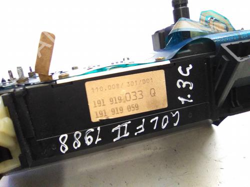 Instrument cluster VW GOLF II (19E, 1G1) 1.3 Cat | BP19871120C47 