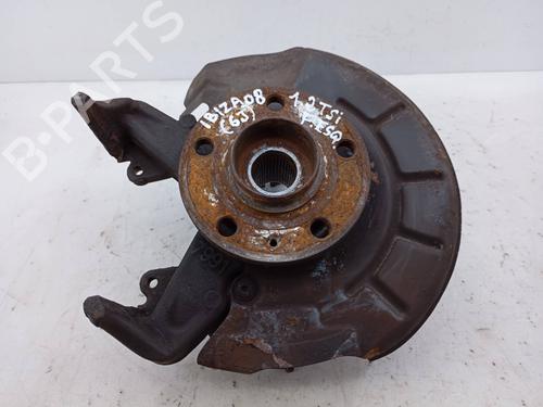 Used Left front steering knuckle SEAT IBIZA IV (6J5, 6P1) 1.2 TSI (90 hp) 29595806