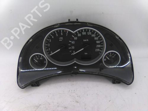 Used Instrument cluster OPEL CORSA C (X01) 1.2 Twinport (F08, F68) (80 hp) 19827056