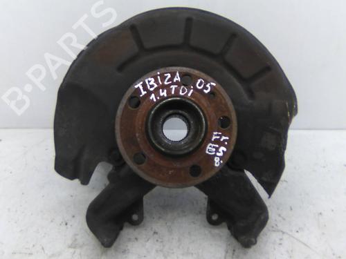 Used Left front steering knuckle SEAT IBIZA III (6L1) 1.4 TDI (75 hp) 19835385