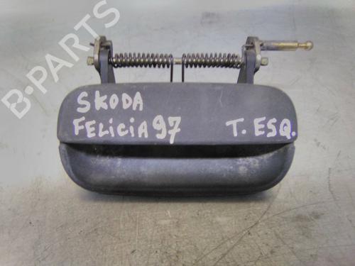 Used Rear left exterior door handle SKODA FELICIA I (6U1) 1.3 (58 hp) 19845930