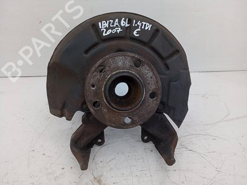 Used Left front steering knuckle SEAT IBIZA III (6L1) 1.4 TDI (75 hp) 19848513