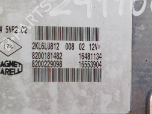 Engine control unit (ECU) RENAULT CLIO II (BB_, CB_) 1.2 (BB0A, BB0F, BB10, BB1K, BB28, BB2D, BB2H, CB0A,... | BP29895446M57