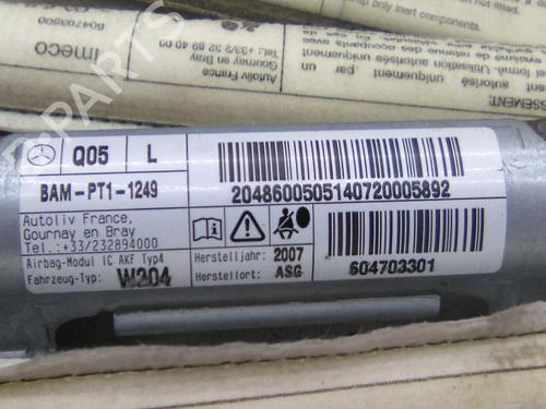 Left curtain airbag MERCEDES-BENZ C-CLASS (W204) C 220 CDI (204.002) | BP19915816C11 
