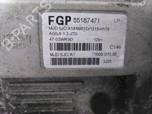 Engine control unit (ECU) OPEL AGILA (A) (H00) 1.3 CDTI (F68) | BP19875994M57 