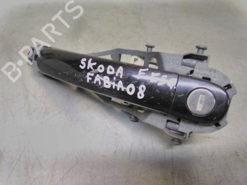 Used Front left exterior door handle SKODA FABIA II Combi (545) 1.2 (70 hp) 19844774