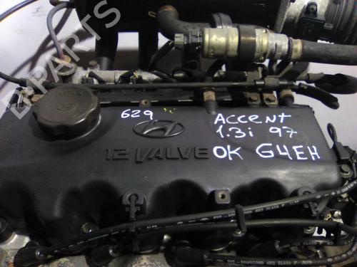Motor HYUNDAI ACCENT I (X-3) 1.3 i 12V (84 hp) 19848655