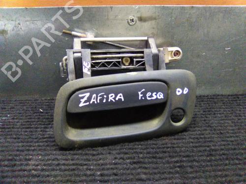 Used Front left exterior door handle OPEL ZAFIRA A MPV (T98) 2.0 DI 16V (F75) (82 hp) 19859599