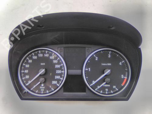 Used Instrument cluster BMW 3 Touring (E91) 320 d (163 hp) 19844019