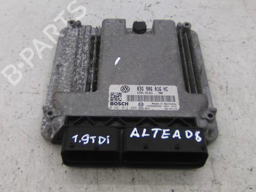 Used Engine control unit (ECU) SEAT ALTEA (5P1) 1.9 TDI (105 hp) 19872080