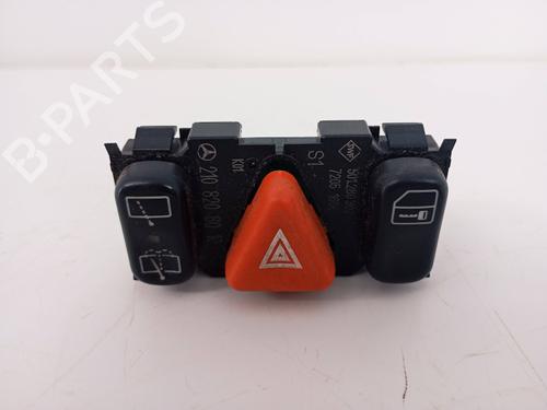 Warnblinkschalter für MERCEDES-BENZ E-CLASS (W210) E 200 (210.035) (136 hp) 33211684