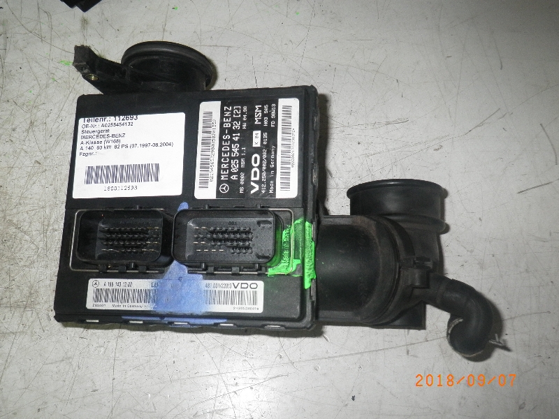 Control Unit Mercedes Benz A Class W168 A 140 168 031 168 131 Mercedes Benz A0255454132 B Parts