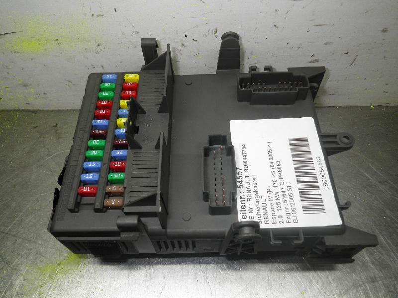 Boîte à Fusibles RENAULT ESPACE IV (JK0/1_) 2.0 (JK0A, JK1D, JK0N