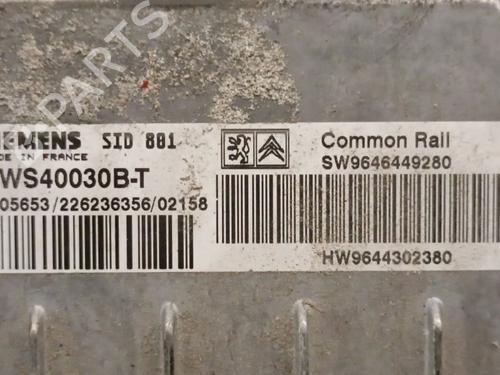 Engine control unit (ECU) PEUGEOT 307 (3A/C) 2.0 HDi 90 | BP25711472M57 