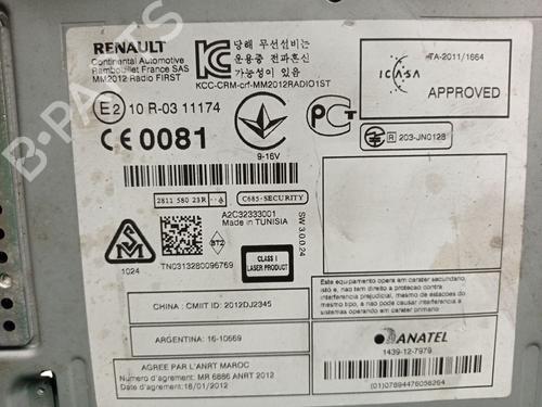 Radio RENAULT GRAND SCÉNIC III (JZ0/1_) 1.6 dCi (JZ00, JZ12) | BP29012226E6 