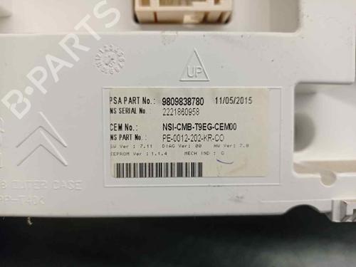 Instrument cluster PEUGEOT 308 II (LB_, LP_, LW_, LH_, L3_) 1.6 BlueHDi 120 | BP12057173C47 